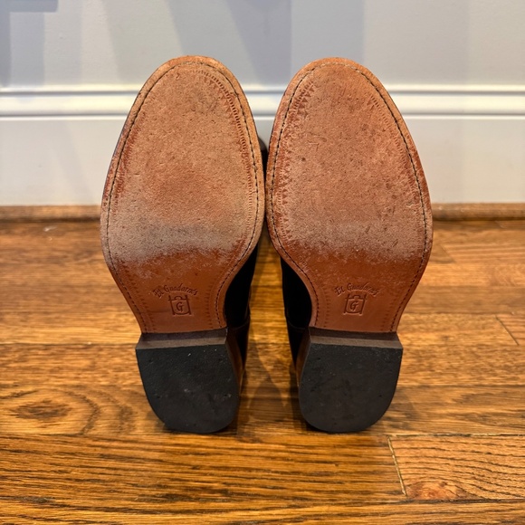 Tall leather wide calf polo riding boots size 38 - Picture 8 of 8